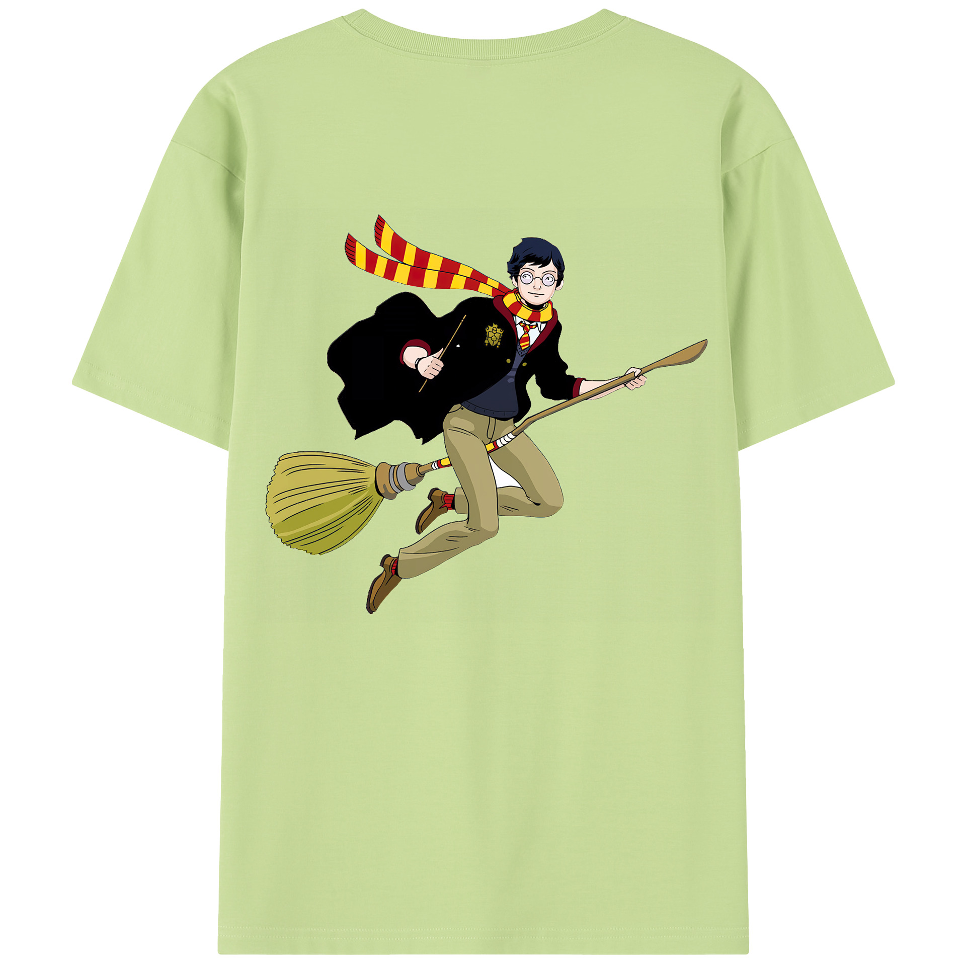 （画像用） Harry Potter ハリー・ポッターシリーズ 綿100％半袖Tシャツ（背面プリント）